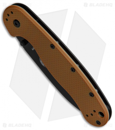 BRK Jeff Randall Avispa Frame Lock Knife Coyote Brown (3.5" Black D2)