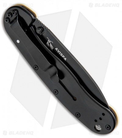 BRK Jeff Randall Avispa Frame Lock Knife Desert Tan (3.5" Black D2)