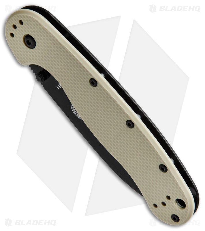 BRK Jeff Randall Avispa Frame Lock Knife Desert Tan (3.5" Black D2)