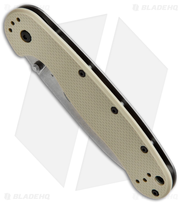 BRK Jeff Randall Avispa Frame Lock Knife Desert Tan (3.5" Stonewash D2)