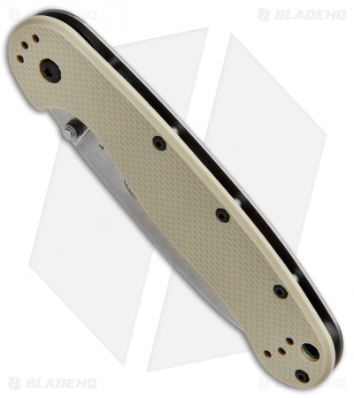 BRK Jeff Randall Avispa Frame Lock Knife Desert Tan (3.5" Stonewash D2)