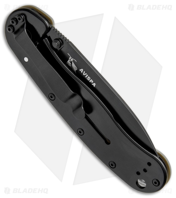BRK Jeff Randall Avispa Frame Lock Knife OD Green (3.5" Black D2)