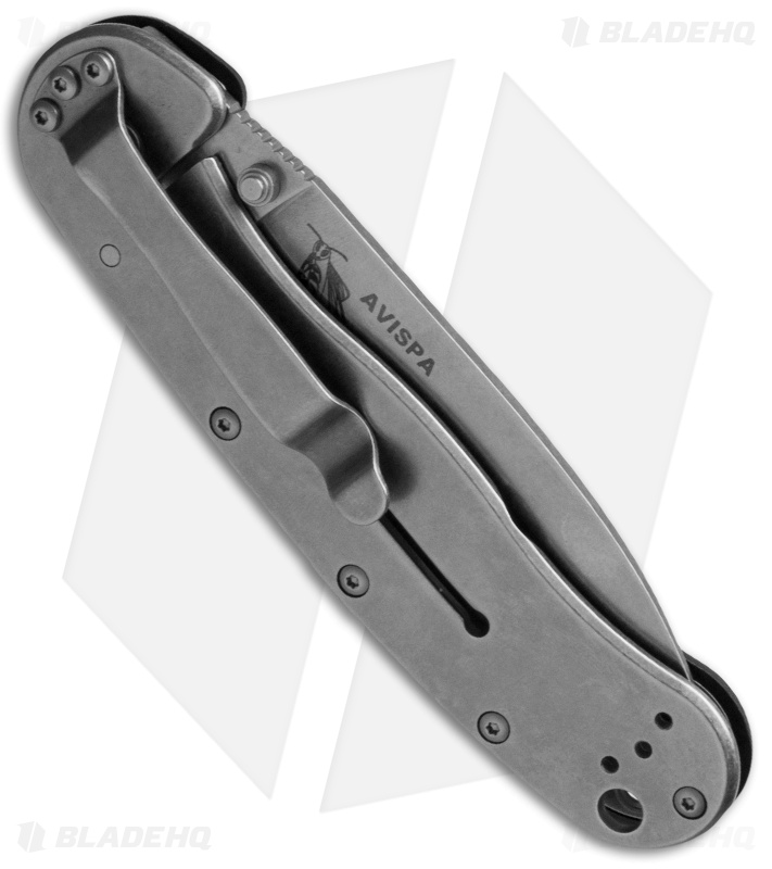 BRK Jeff Randall Avispa Frame Lock Knife Black (3.5