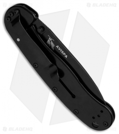 BRK Jeff Randall Avispa Frame Lock Knife Black (3.5" Black)