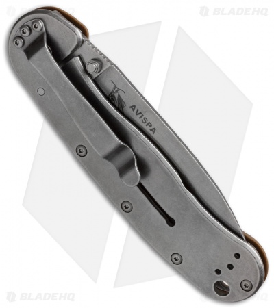 BRK Jeff Randall Avispa Frame Lock Knife Coyote Brown (3.5" Stonewash)