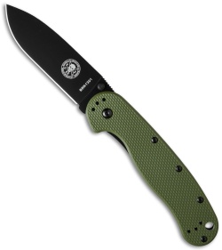 BRK Jeff Randall Avispa Frame Lock Knife OD Green (3.5" Black)