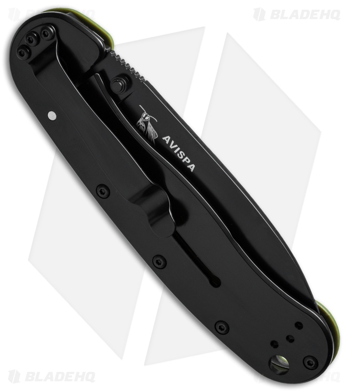 BRK Jeff Randall Avispa Frame Lock Knife OD Green (3.5" Black)