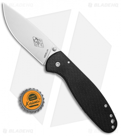 ESEE Knives Expat Medellin Frame Lock Survival Knife Black (3.5" Satin)