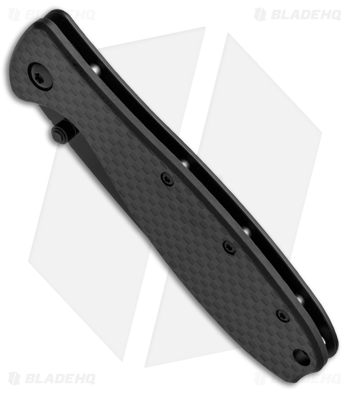 ESEE Zancudo Frame Lock Knife Black G-10/Carbon Fiber (2.94" D2 Black)