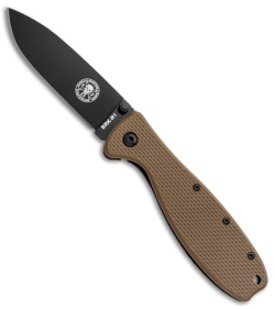 ESEE Zancudo Frame Lock Knife Coyote Brown (2.94" D2 Black)