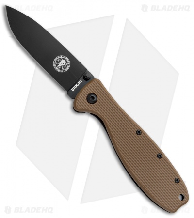 ESEE Zancudo Frame Lock Knife Coyote Brown (2.94" D2 Black)