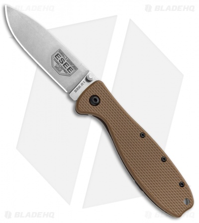 ESEE Zancudo Frame Lock Knife Coyote Brown (3