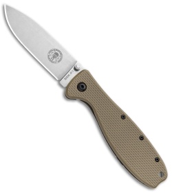 ESEE Zancudo Frame Lock Knife Desert Tan (2.94" D2 Stonewash)