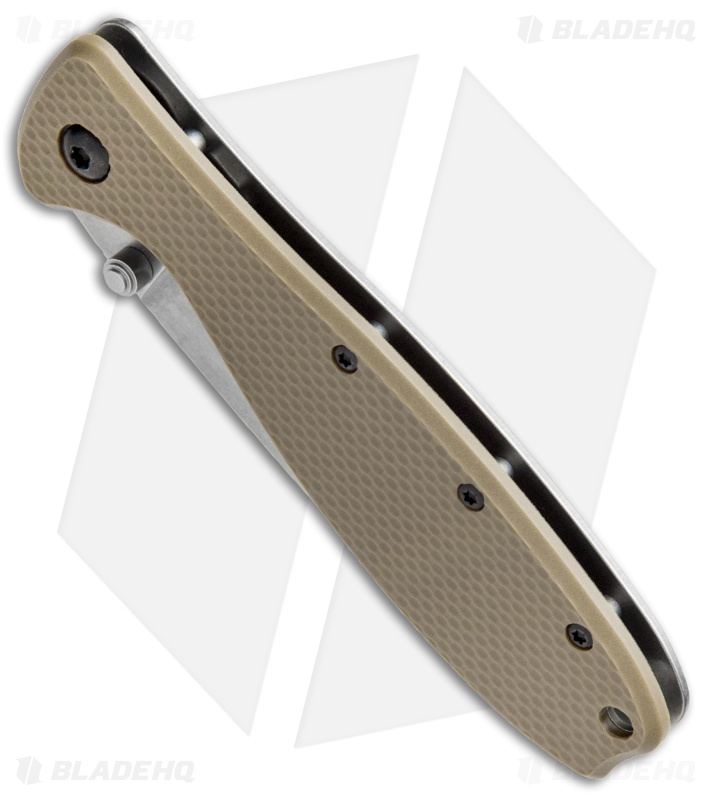 ESEE Zancudo Frame Lock Knife Desert Tan (2.94" D2 Stonewash)