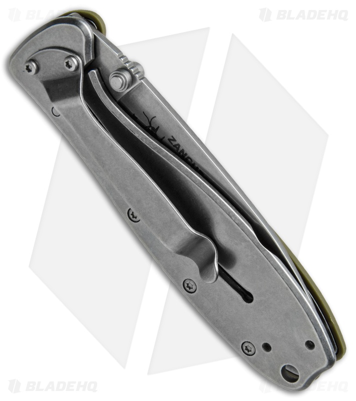 ESEE Zancudo Frame Lock Knife OD Green (2.94" D2 Stonewash)
