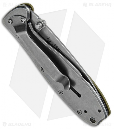 ESEE Zancudo Frame Lock Knife OD Green (2.94" D2 Stonewash)