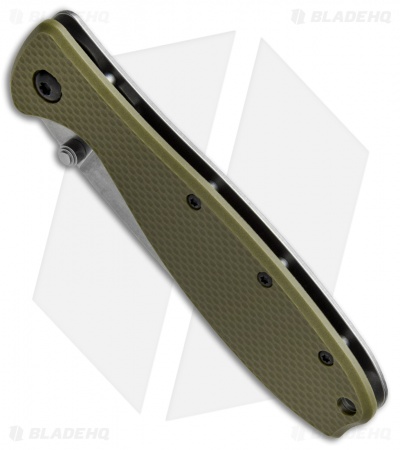 ESEE Zancudo Frame Lock Knife OD Green (2.94" D2 Stonewash)