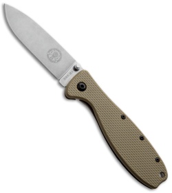 ESEE Zancudo Frame Lock Knife Desert Tan (2.94" Stonewash)