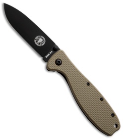 ESEE Zancudo Frame Lock Knife Desert Tan (2.94" Black)