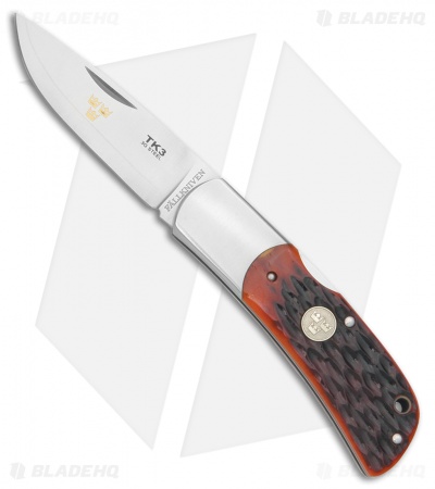 Fallkniven Tre Kronor de Luxe TK3 Lockback Knife Jigged Bone (2.75" Satin)