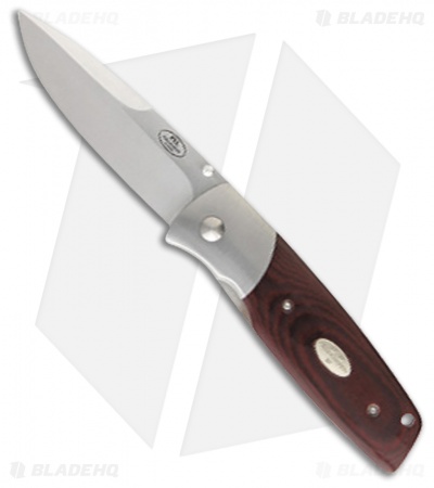 Fallkniven PXL Liner Lock Knife Maroon Micarta (3.5" Satin) 