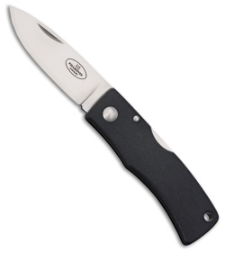 Fallkniven U2 Orion Lockback Knife Black Zytel (2.5" Satin Super Gold) 