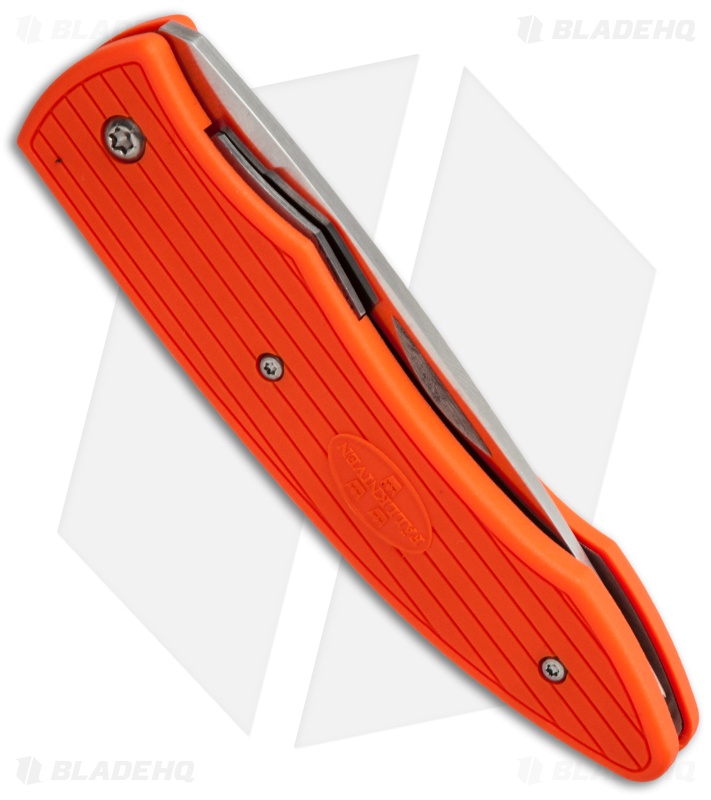 Fallkniven PCso Folding Knife Orange Grilon (4