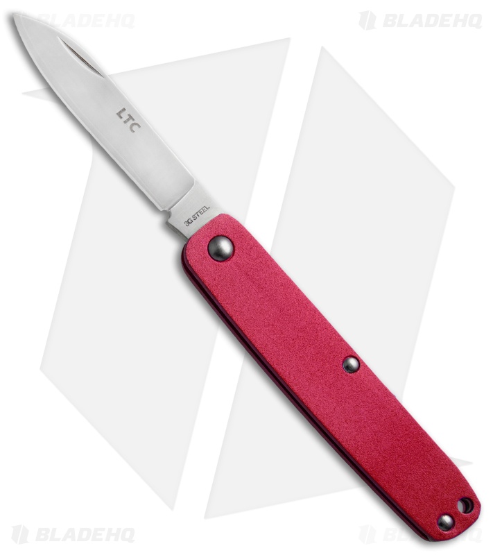 Fallkniven LTC Pocket Knife Red (2.25" Satin) LTCrd