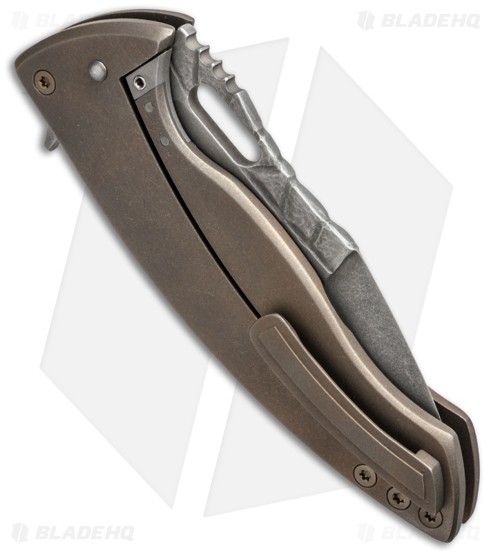 Ferrum Forge Custom One-Off Model 8 AFY Knife Shell Pattern (3.75" Matte)