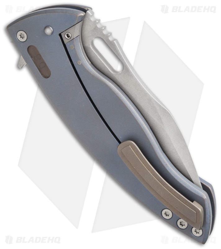 Ferrum Forge Model 8 AFY Frame Lock Knife Titanium (3.75" Matte)