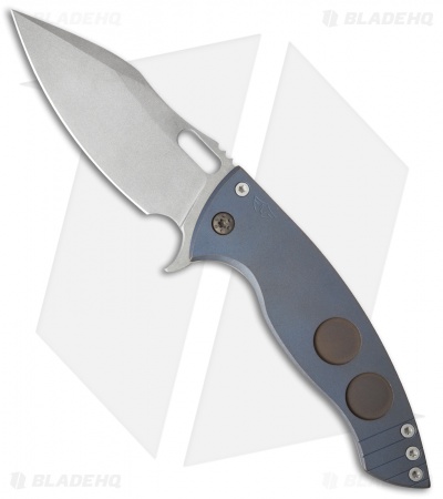 Ferrum Forge Model 8 AFY Frame Lock Knife Titanium (3.75" Matte)