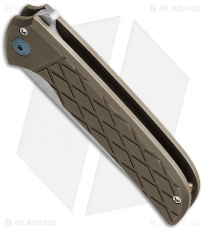 Ferrum Forge N-TAC Flipper Knife Bronze/Diamond Titanium (3" Stonewash)