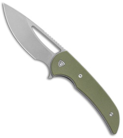 Ferrum Forge Knife Works Mini Archbishop Liner Lock Knife Green G-10 (2.75" SW)