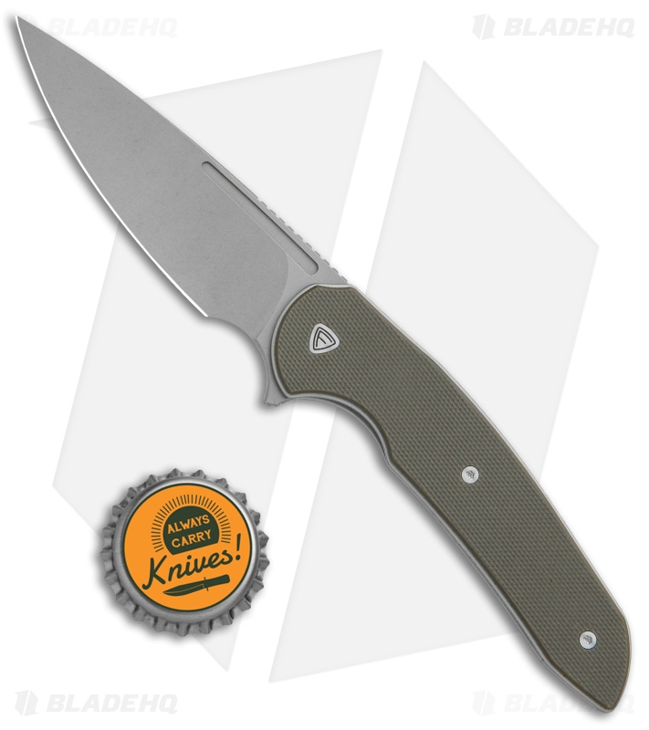 Ferrum Forge Knife Works Stinger Liner Lock Knife Tan G-10 (3.25" SW)