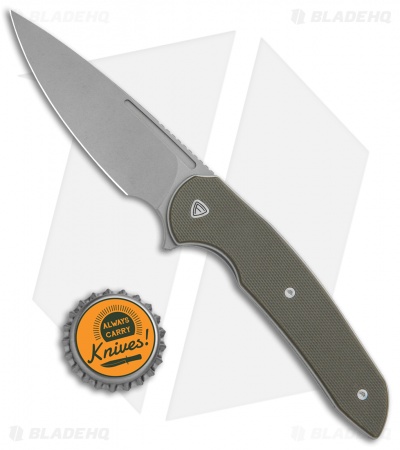 Ferrum Forge Knife Works Stinger Liner Lock Knife Tan G-10 (3.25" SW)
