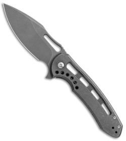 Ferrum Forge Pro Series Fortis 2.0 Flipper Gray Thruwork Ti (3.5" Stonewash)