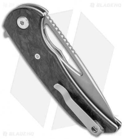 Ferrum Forge Knife Works Mini Archbishop Knife Nitro-V Marbled CF (2.8" SW)
