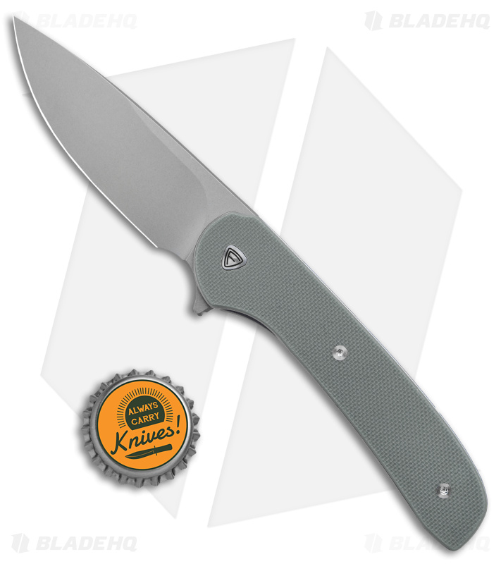 Ferrum Forge Gent 2.0 Liner Lock Knife Gray G-10 - Blade HQ