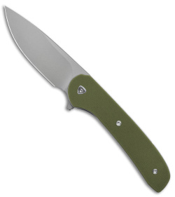 Ferrum Forge Gent 2.0 Knife - Green G-10