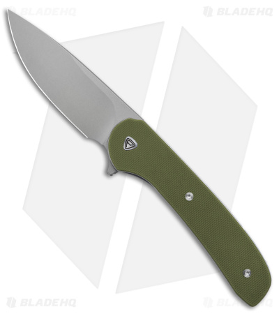 Ferrum Forge Gent 2.0 Knife - Green G-10