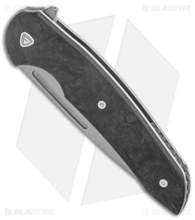 Ferrum Forge Knife Works Stinger Liner Lock Knife Marble Carbon Fiber (3.25" SW)