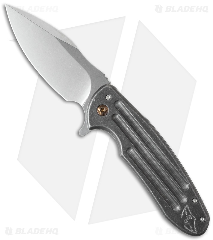 Ferrum Forge Fortis A Flipper Knife Titanium (3.5" Stonewash 20CV)
