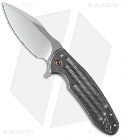 Ferrum Forge Fortis A Flipper Knife Titanium (3.5" Stonewash 20CV)