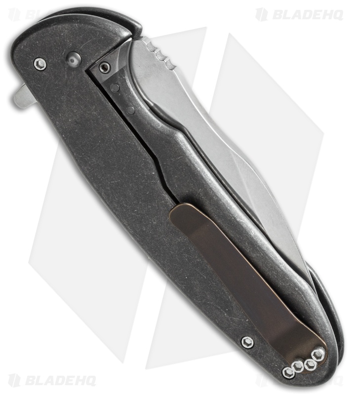 Ferrum Forge Fortis A Flipper Knife Titanium (3.5" Stonewash 20CV)