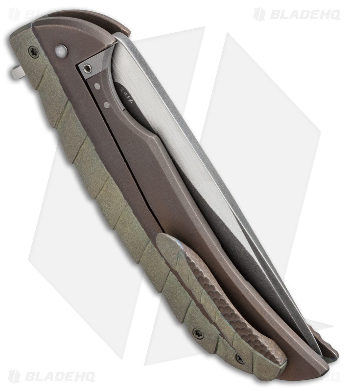 Ferrum Forge Custom Ferrum Forge Custom NGFR Flipper Knife Reptile (4