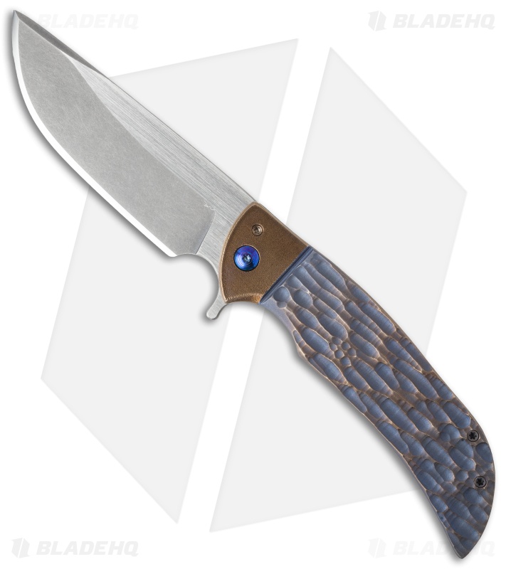 Ferrum Forge Custom Ferrum Forge Custom NGFR Flipper Knife Jigged (4
