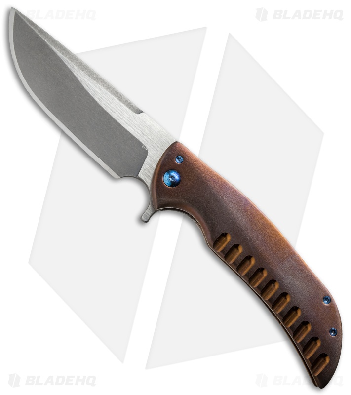 Ferrum Forge Custom Ferrum Forge Custom NGFR Flipper Knife Contoured (4