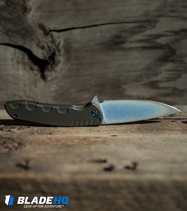Ferrum Forge Stinger Flipper Knife Titanium (3.3