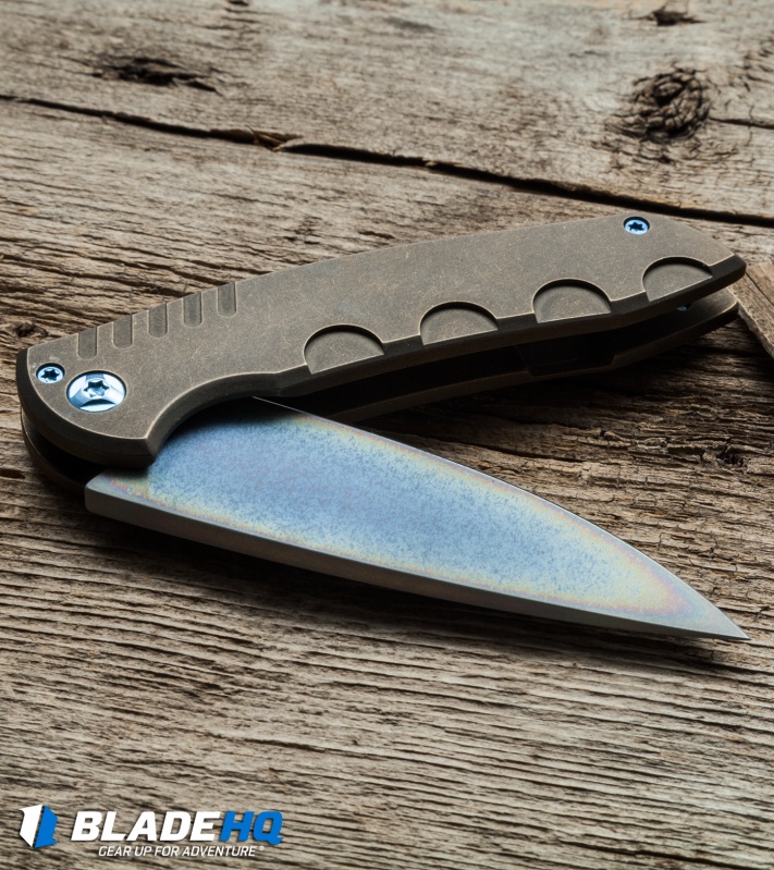 Ferrum Forge Stinger Flipper Knife Titanium (3.3