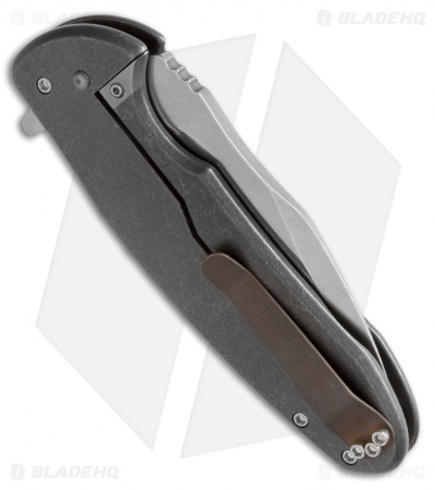 Ferrum Forge Fortis B Flipper Knife Titanium (3.5" Stonewash 20CV)